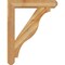 Ekena Millwork Funston Craftsman Rough Sawn Bracket w/ Offset Brace, Western Red Cedar, 6"W x 28"D x 36"H BKT0604X28X36FST04RWR - alternate 4